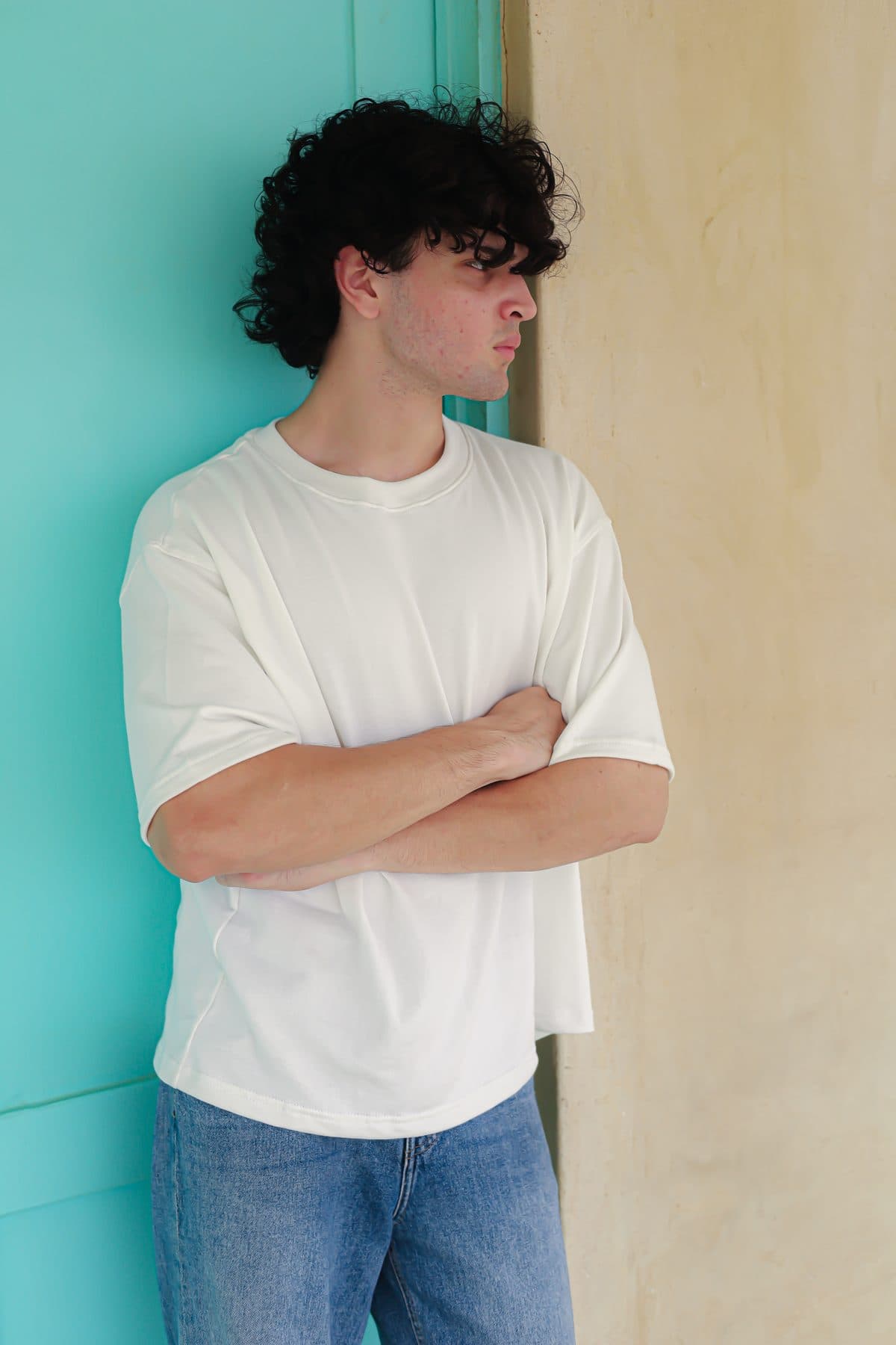 Boxy Tee - White