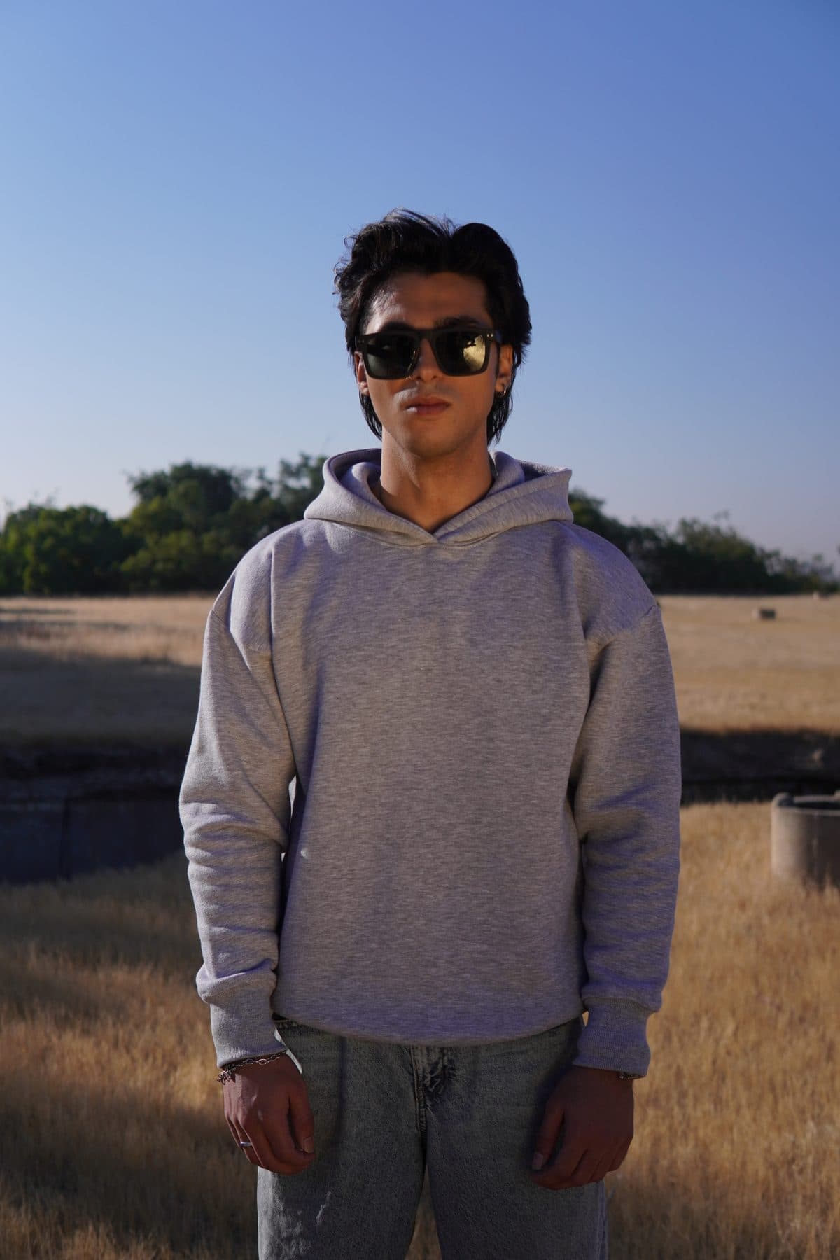 Pullover Hoodie - Cloud Grey